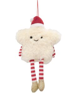 Urban Products Fluffy Hanging Star Decoration 19cm