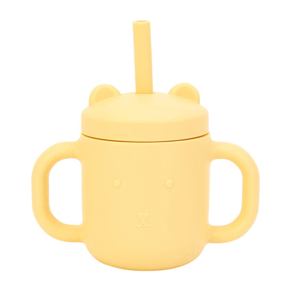 Annabel Trends Mini Sippi Bear with Handles - Lemon