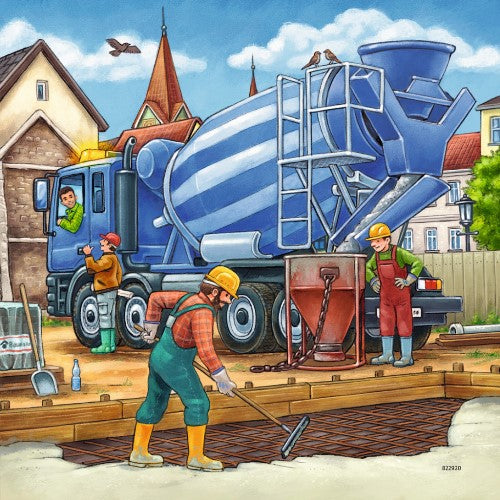 Ravensburger 3x49pc Jigsaw Puzzle Construction Vehicle