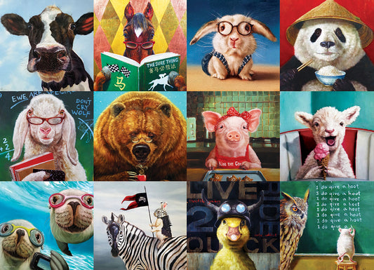 Eurographics 1000pc Jigsaw Puzzle Funny Animals