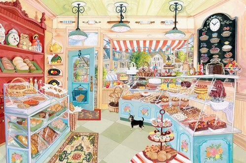 Ravensburger 750pc Jigsaw Puzzle Corner Bakery Large Format