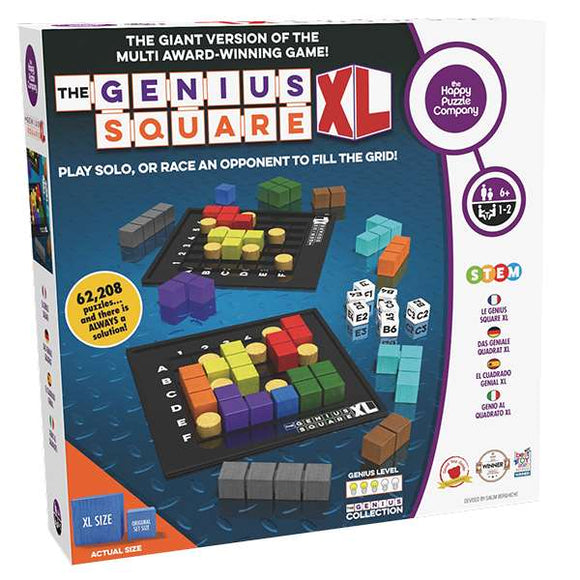 The Genius Square Brainteaser Board Game XL