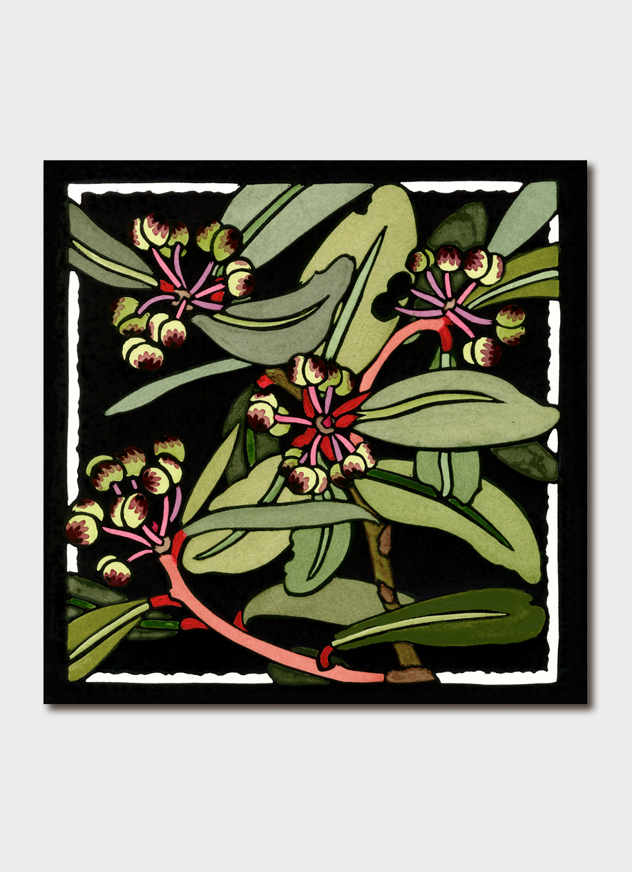 Kit Hiller Greeting Card Pepper Berries