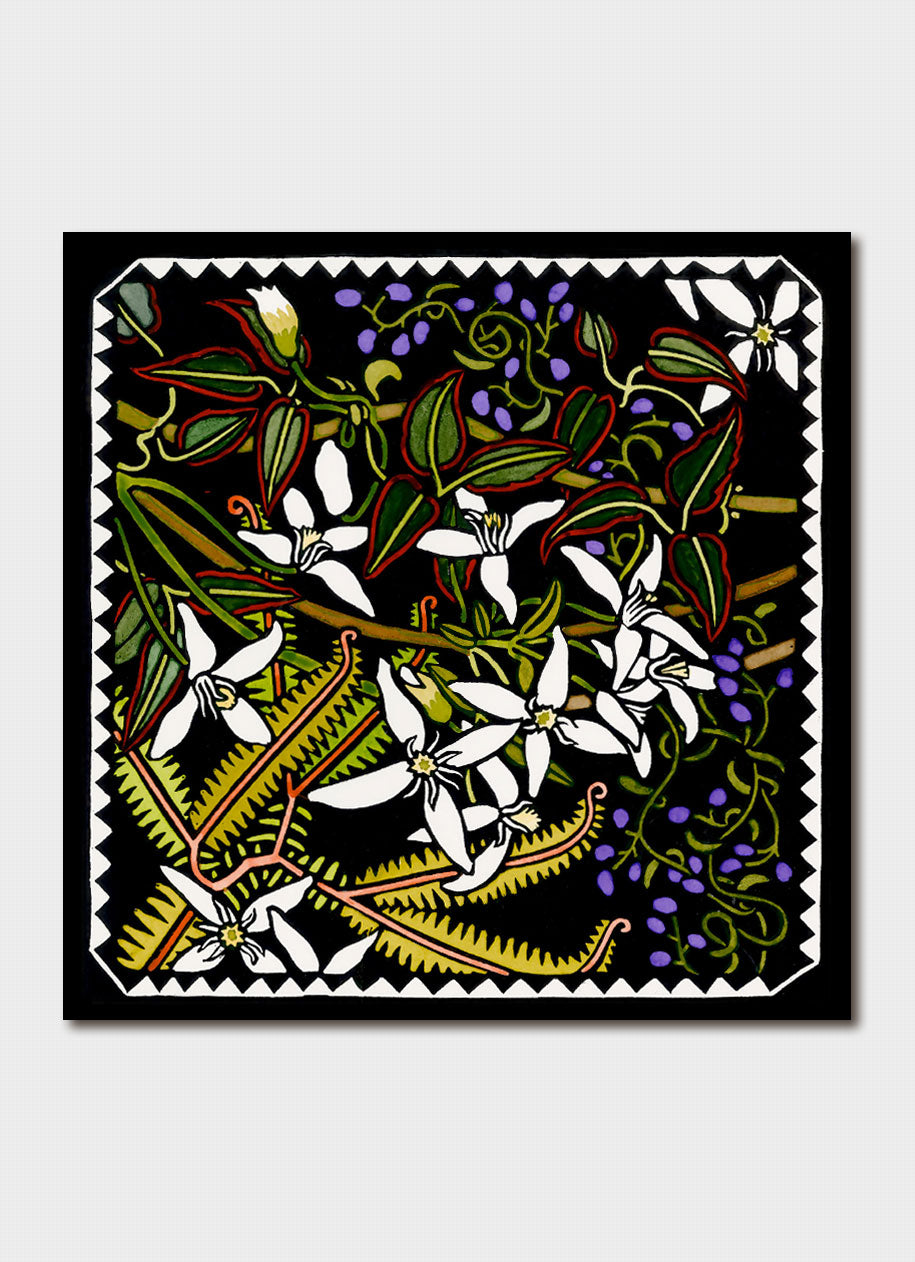 Kit Hiller Greeting Card West Coast Wildflowers