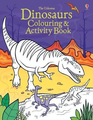 Dinosaurs Usborne Colouring and Softcover Activity Book