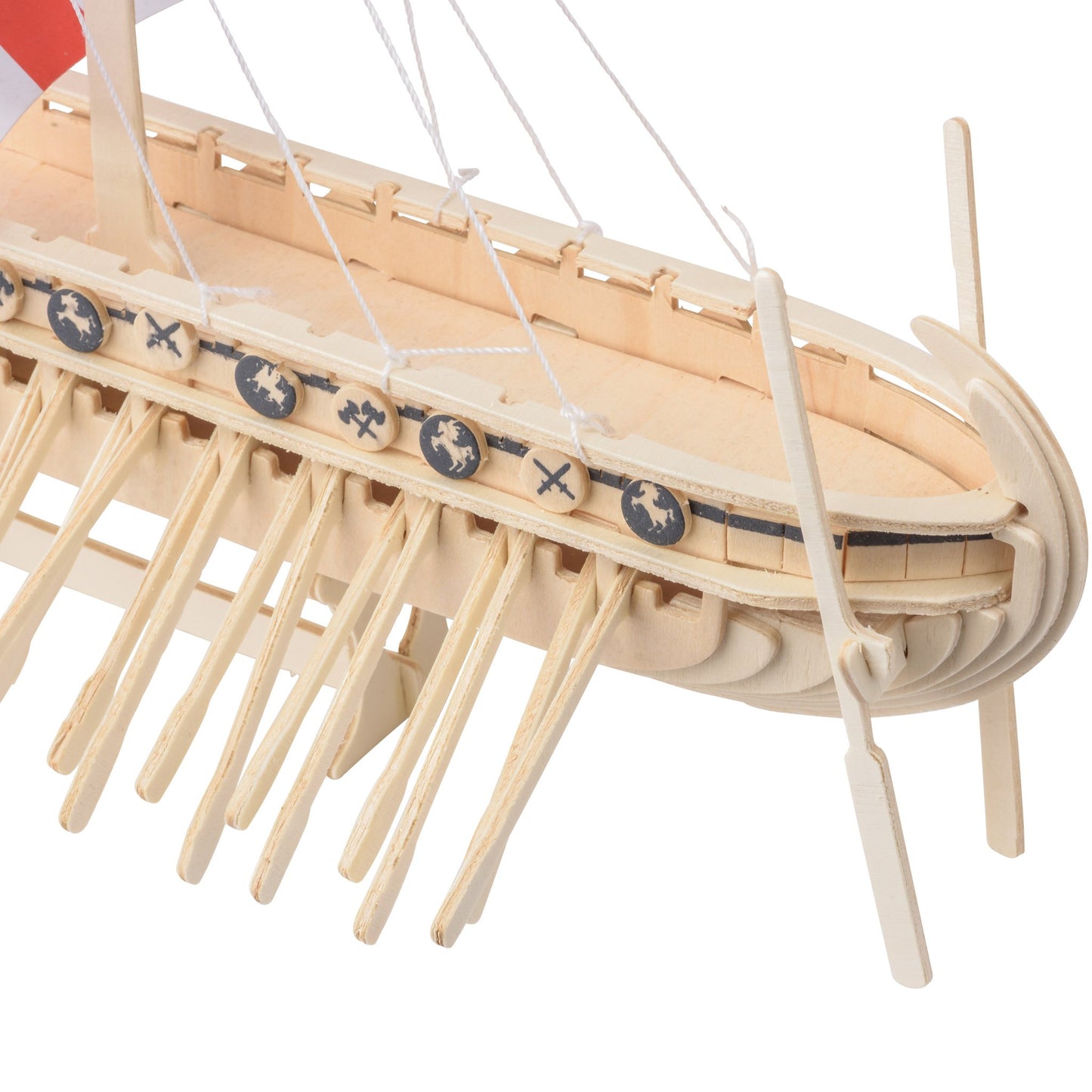 Heebie Jeebies Fearless Dragon Viking Wooden Boat Construction Kit