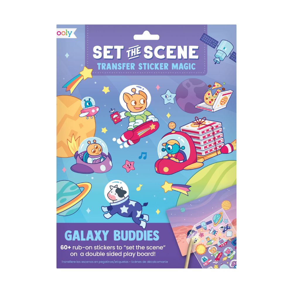Ooly Transfer Sticker Set Galaxy Buddies