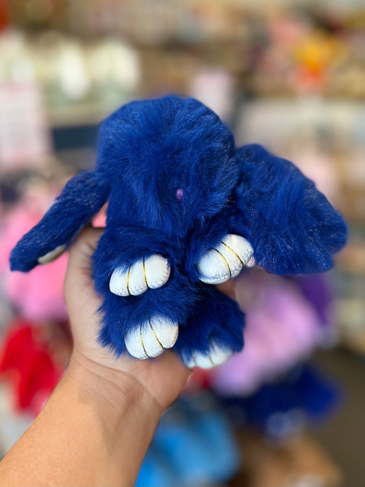 Bunny Keychain Faux Fur Assorted Colours