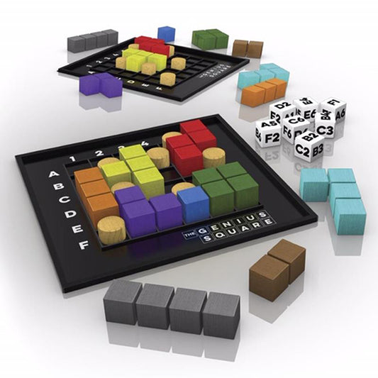 The Genius Square Brainteaser Board Game
