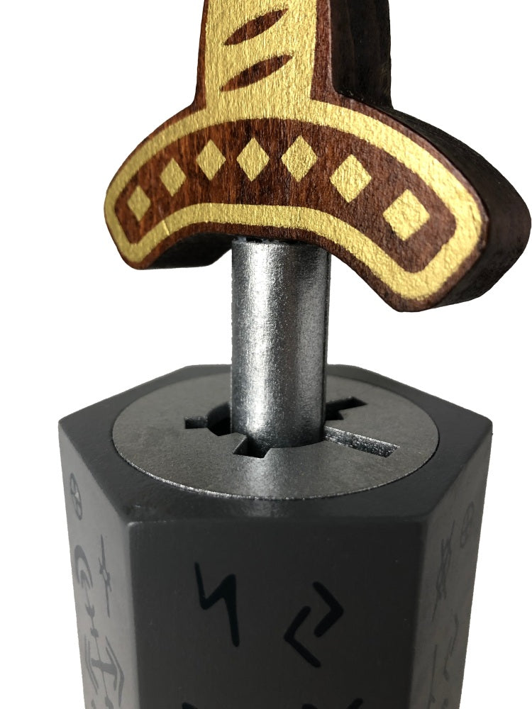 True Genius Sword In Stone Brainteaser