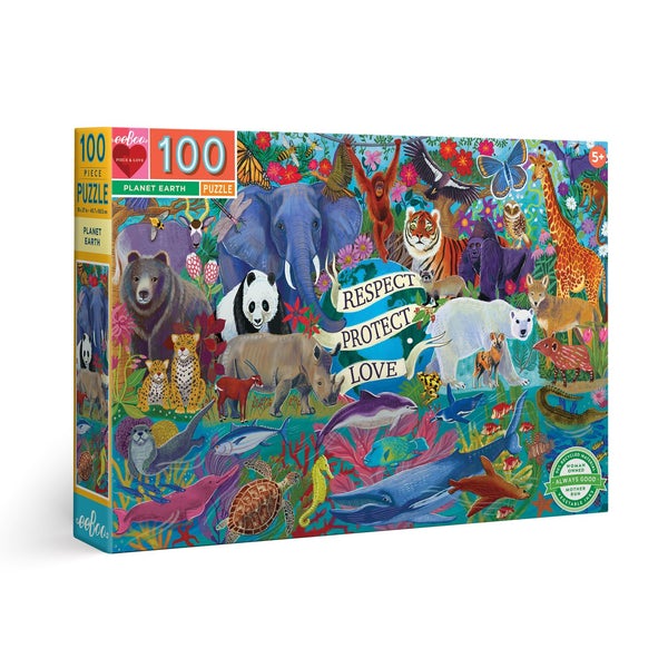 eeBoo 100pc Jigsaw Puzzle Planet Earth