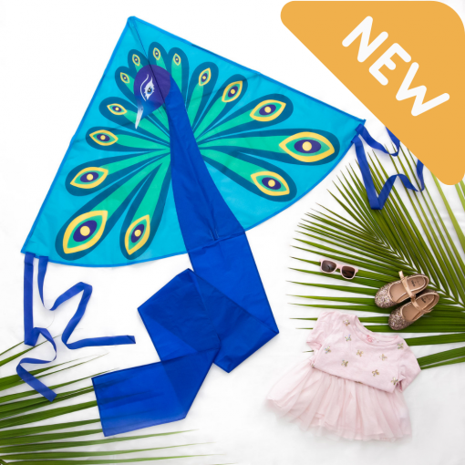 High As A Kite Single Line Kite Peacock
