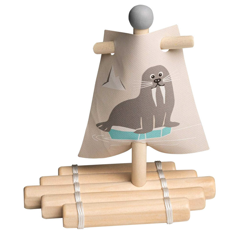 Wooden Toy Raft Blue Pastel Calm and Breezy Kaper Kidz