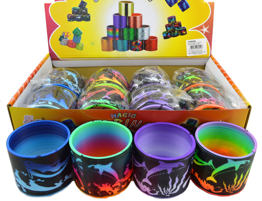 Slinky Ocean Fish and Dolphin 4x Assorted