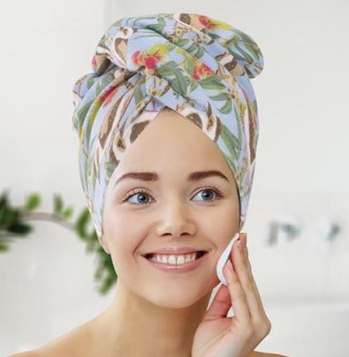 The Australian Collection Turban Towel Micro-fibre Sally Browne Botanical