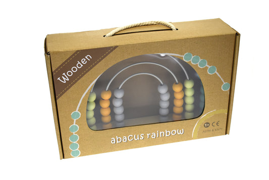 Wooden Rainbow Abacus Calm & Breezy