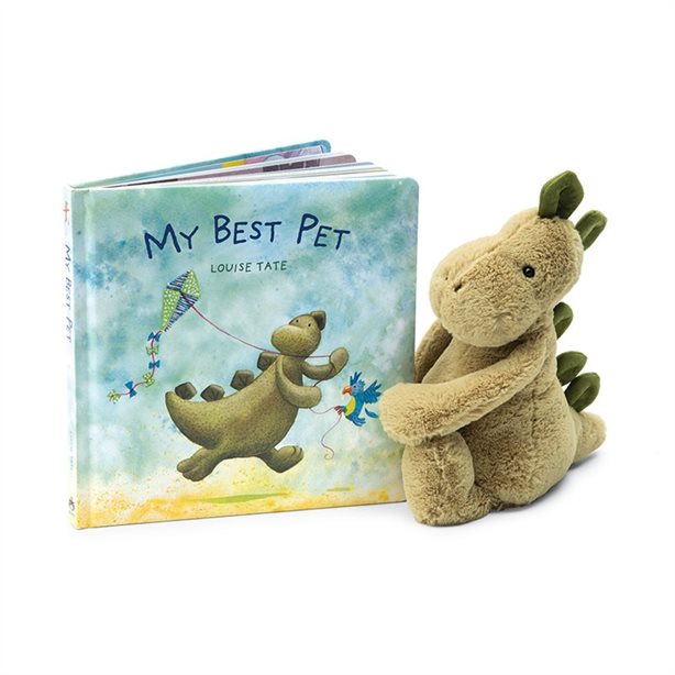Jellycat Hardcover Book My Best Pet By Louise Tate