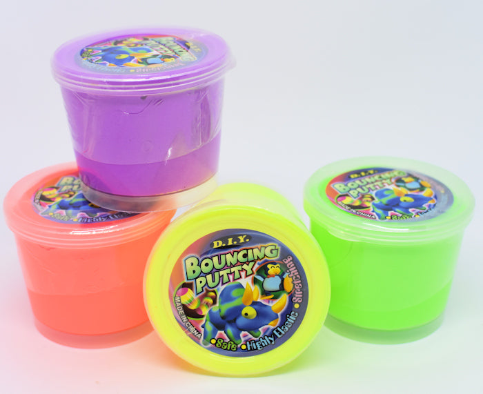 Putty Bouncing Assorted Colours 6cm Sensory Texture Toy