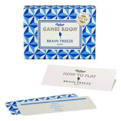 Games Room Brain Freeze Quiz