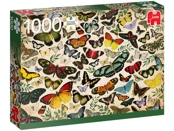 Jumbo 1000pc Jigsaw Puzzle Butterfly Poster