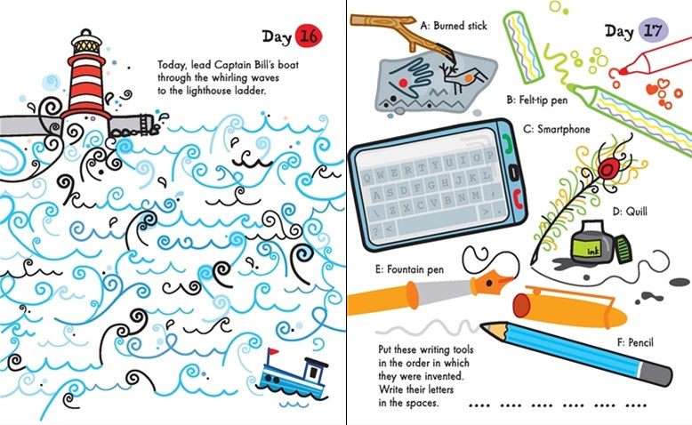 Usborne Activity Pad A Puzzle a Day