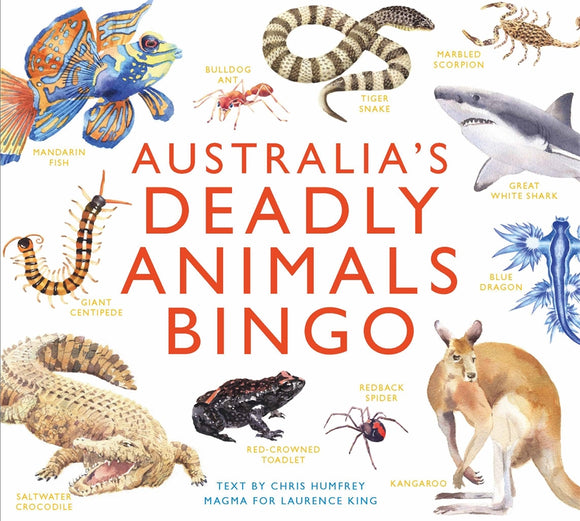 Bingo Board Game Australias Deadly Animals