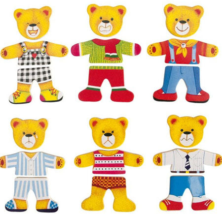Kaper Kidz Dressing Bear Boy Puzzle Box