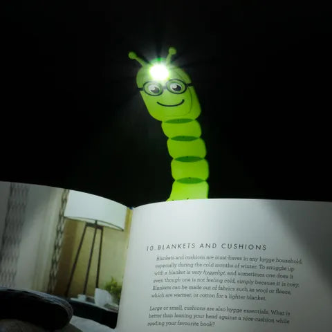 Flexilight Pals Booklight Bookworm Green