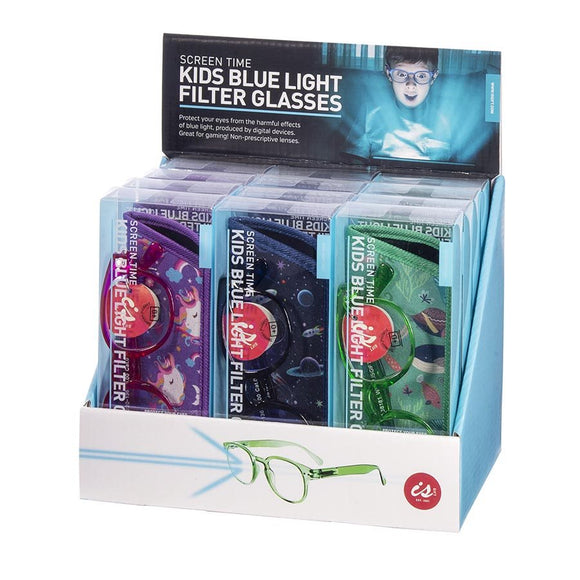 IS Gift Screen Time Blue Light Filter Glasses for Kids
