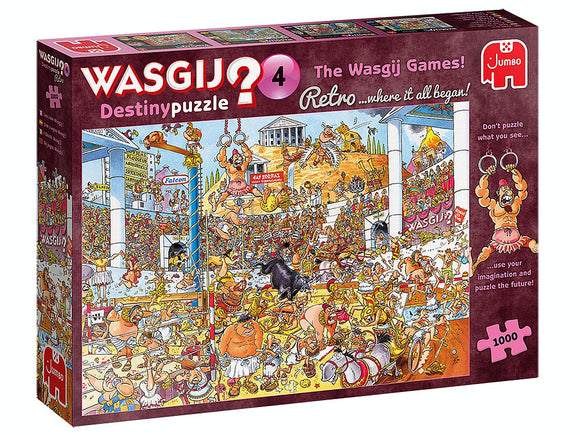 Wasgij? 1000pc Jigsaw Puzzle Retro Destiny #4 The Wasgij Games