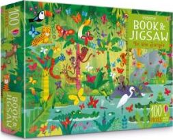 Usborne 100pc Jigsaw Puzzle & Book Jungle