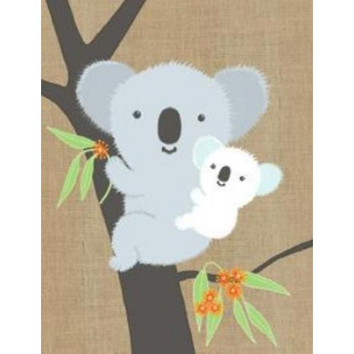 Gillian Mary Greeting Card Mini Koala and Baby