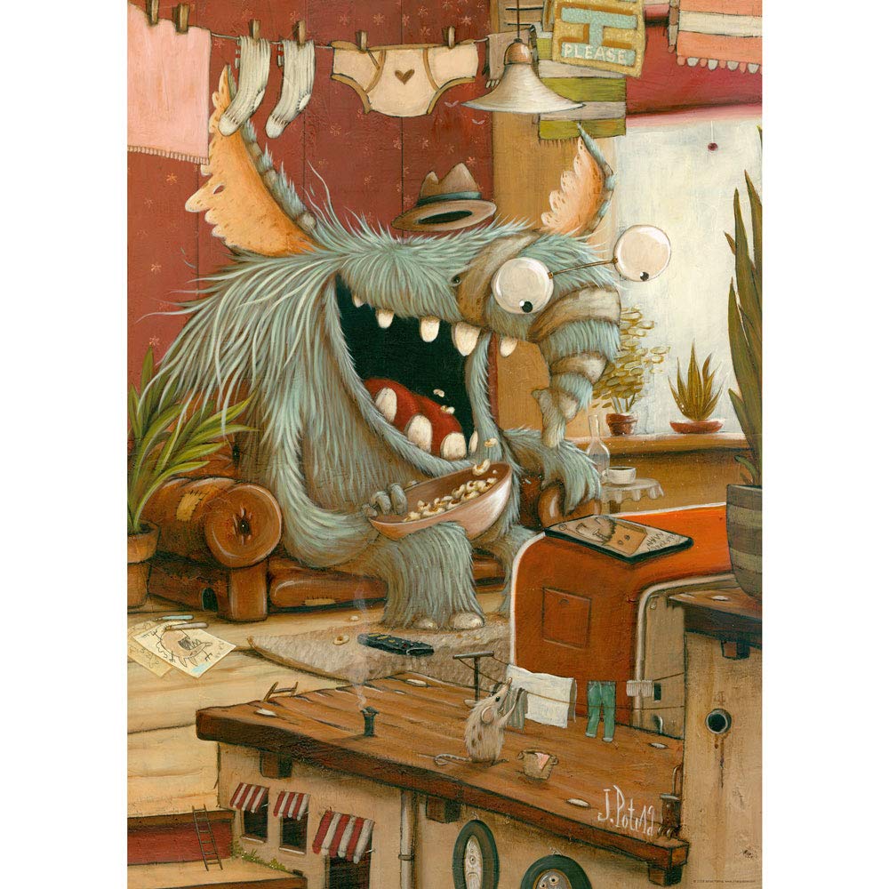 Heye Zozoville 1000pc Jigsaw Puzzle Laundry Day