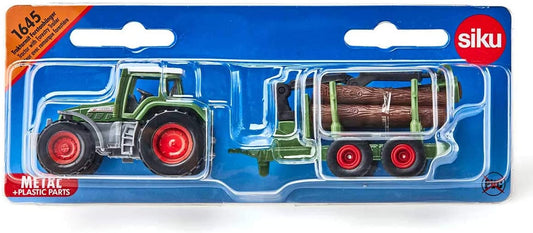 Siku Tractor With Forestry Trailer 1645