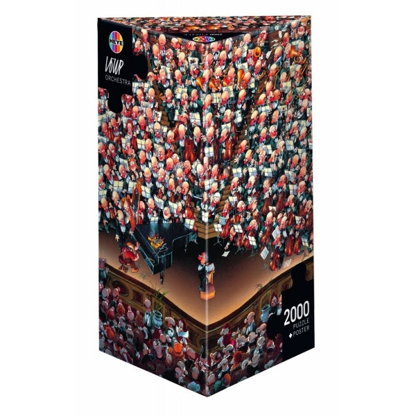Heye Triangular 2000pc Jigsaw Puzzle Loup Orchestra