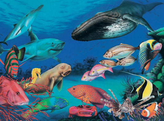 Blue Opal 200pc Jigsaw Puzzle Wild Australia Beneath The Ocean