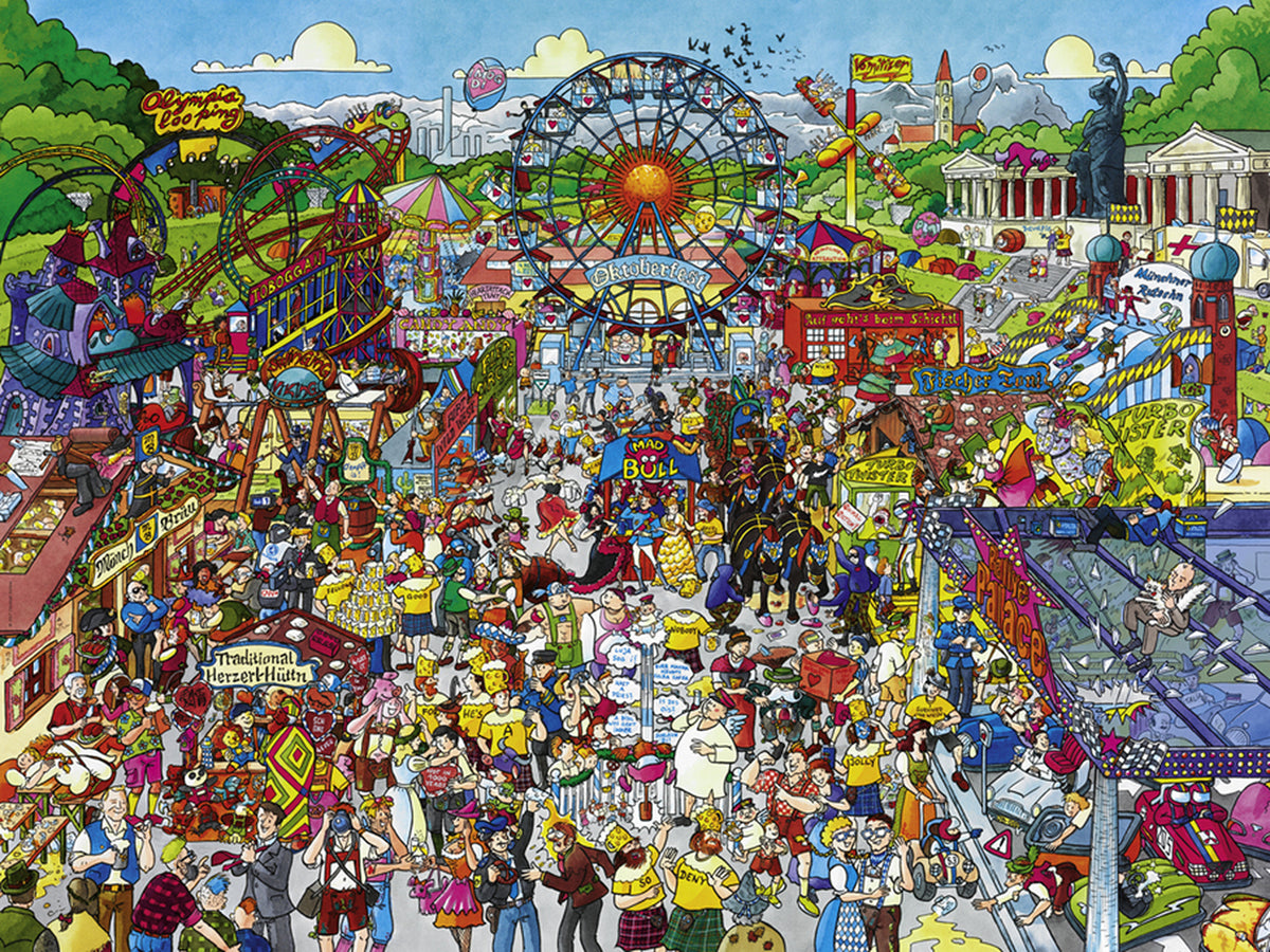 Heye Triangular 1500pc Jigsaw Puzzle Oktoberfest Plato's Wonder