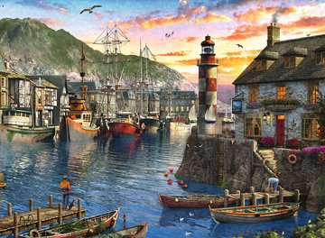 Ravensburger 500pc Jigsaw Puzzle Sunrise At The Port