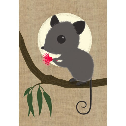 Gillian Mary Greeting Card Sugar Glider Small