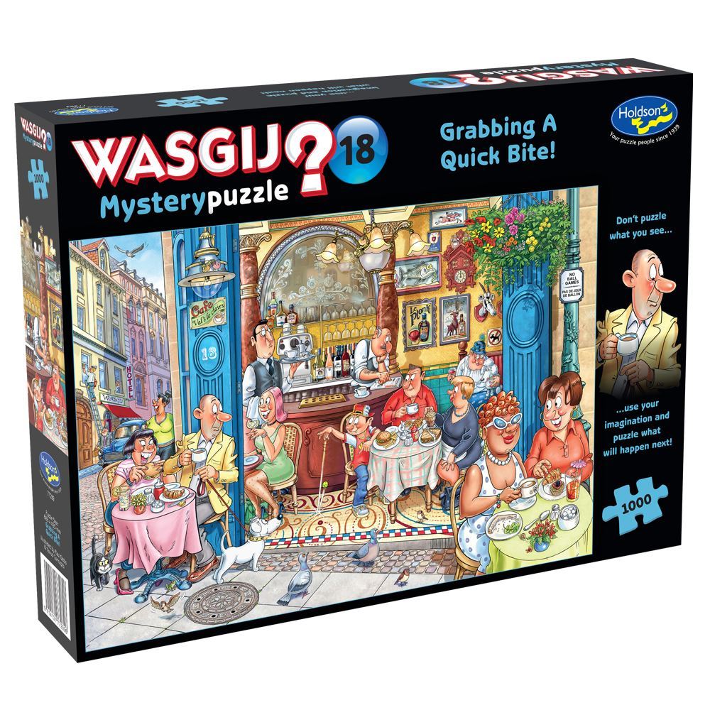Wasgij? 1000pc Mystery Jigsaw Puzzle #18 Grabbing A Quick Bite!