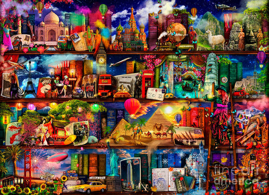 Ravensburger 2000pc Jigsaw Puzzle World of Books Aimee Stewart