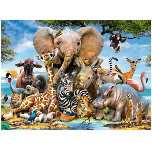 Ravensburger 300pc Jigsaw Puzzle African Friends Animals
