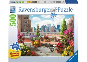 Ravensburger 500pc Jigsaw Puzzle Rooftop Garden Large Format