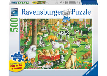 Ravensburger 500pc Jigsaw Puzzle Extra Large Pieces At The Dog Park