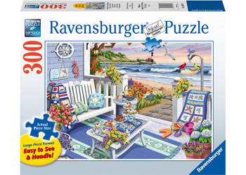 Ravensburger 300pc Jigsaw Puzzle Extra Large Pieces Seaside Sunshine