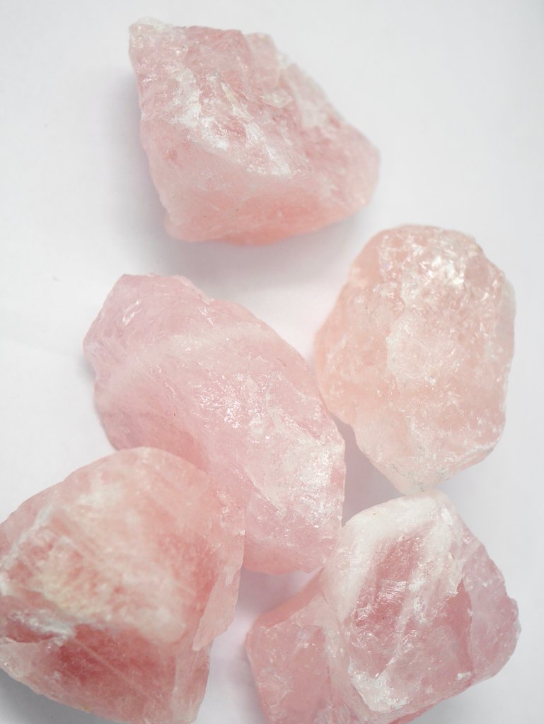 Gemstone Rose Quartz Chunk Large Tumbled
