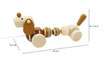 Calm & Breezy Pull Along Wooden Sausage Dog Dachshund