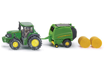 Siku John Deere Tractor Round Baler 1665