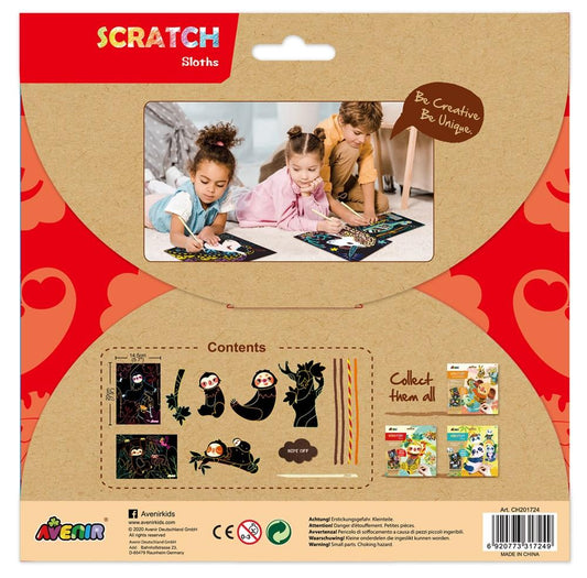 Avenir Scratch and Reveal Sloths