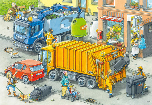 Ravensburger 2x24pc Jigsaw Puzzle Working Trucks